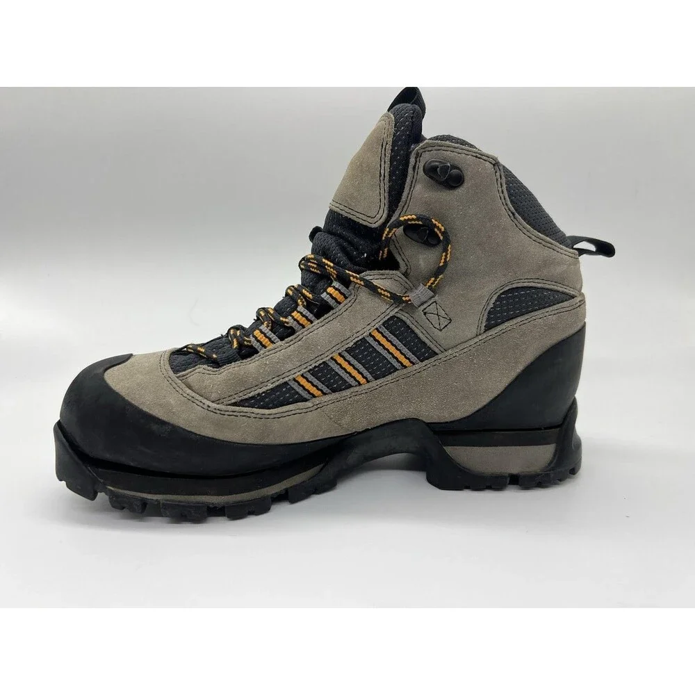 Vintage Adidas Boots Mens Size 8.5 Gray Suede SympaTex Snow Hiking Winter